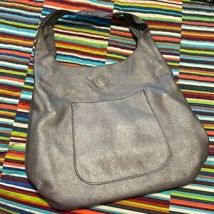 NWOT Gap Silver Carry-All Bucket Bag